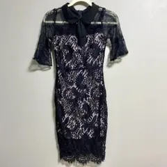dazzy デイジー ブラック レース タイトドレス Sサイズ