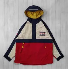 トミーヒルフィガー90Sヴィンテージ/トリコロールアノラック/ビッグシルエットのサムネイル
