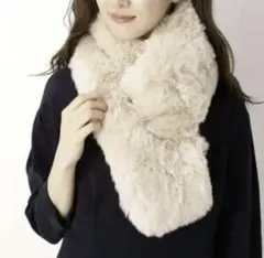【匿名スピード配送】美品フェイクファーティペット NBB アイボリー