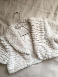 フェイクファーボレロ