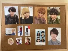 藤井流星（WEST.）厚紙カード、シール、証明写真 セット