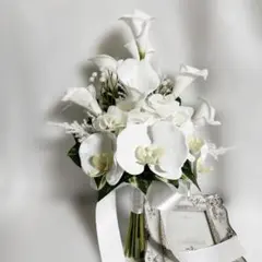 #2727 ウェディングブーケ　ブートニア