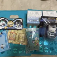 サンリオ9点セット】 シナモロール キテイケロケロけろっぴプリン　Happyくじ