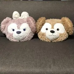 ダッフィー　シェリーメイ　ぬいぐるみ　クッション
