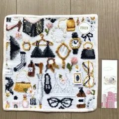 《新品》FEILERフェイラー　メゾンドシャルロット　ハンカチ　シルバーグレー