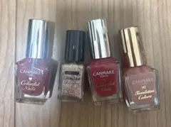 CANMAKE ネイルカラーセット レッド系 ゴールド系のサムネイル