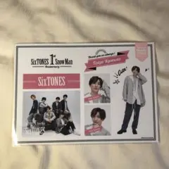 SixTONES 1st Anniversary ステッカー京本大我