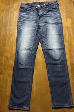 EDWIN ダークブルースリムフィットストレートデニム