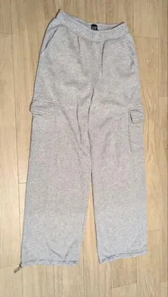 GAP グレー スウェットカーゴパンツ
