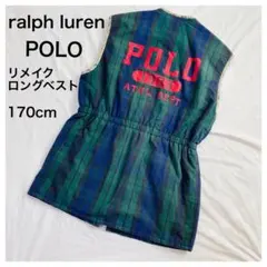ポロPOLOラルフローレンralphベスト古着リメイクLレディース90ジャケット