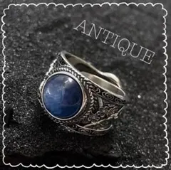 ターコイズ　シルバー　指輪　アンティーク　ユニセックス　フリーサイズ