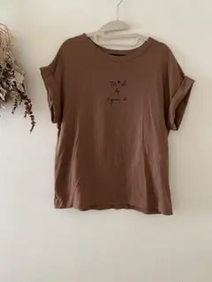 美品♡ TO★b. by agnès b. ブラウン Tシャツ サイズ38のサムネイル