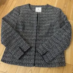 【美品】ROPÉ PICNIC ノーカラージャケット 38