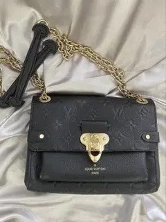 Louis Vuitton vavin bb ブラックショルダーバッグ