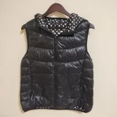 shuntsuyomama様専用【UNIQLO】ブラックダウンベスト フード付き