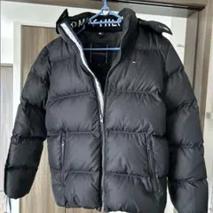 トミーヒルフィガー キッズ ブラックダウンジャケット
