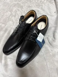 ORGOLIO ブラック ドレスシューズ 24.5cm