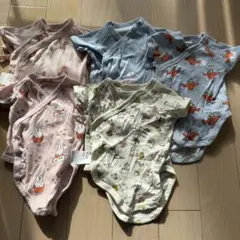 UNIQLO ベビー肌着 5枚セット 60cm ボディスーツ