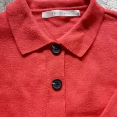 Ray Cassin 赤 ショート丈カーディガン