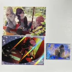 プロセカ　アニメイト特典2枚　ウエハース　朝比奈まふゆ