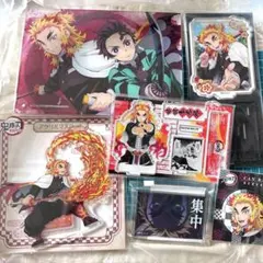 鬼滅の刃　煉獄杏寿郎　アクリルスタンド　缶バッジ　6点まとめ売りセット