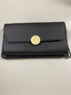 ショルダーウォレット(ブラック) 大人　女性　おしゃれ
