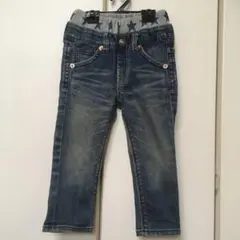 ミキハウス　ダブルビー パンツ　デニム　90cm