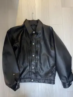 ジャーナルスタンダードrelume シンセティック レザー トラッカージャケット