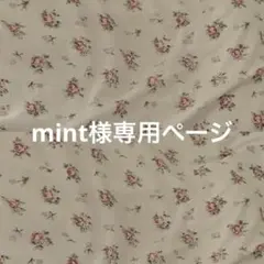 minto様専用ページ