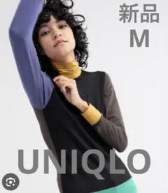 ユニクロ/ マルニヒートテックタートルネックT （長袖）Mサイズ