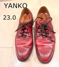 た*こ様 ヤンコー　レディース靴　23.0cm ワインレッド　スペイン製　ウインのサムネイル