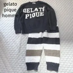 gelato pique hommeジェラートピケオム　セットアップ　ネイビー
