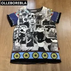OLLEBOREBLA アルベロベロ　カットソー　電車とブタさん