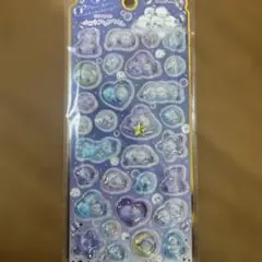 カミオジャパン　ストーン付き　メロウアクアリウム　シール　ポンポンシマエナガ