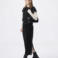 GU ベロアナローマキシスカート