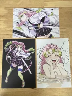 鬼滅の刃　全集中展　刀鍛冶の里編・柱稽古編　幕間画　ポストカード　甘露寺 蜜璃