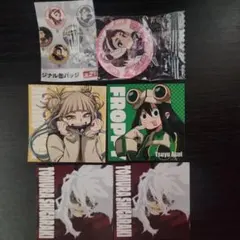 僕のヒーローアカデミア　くら寿司　缶バッジ　シール