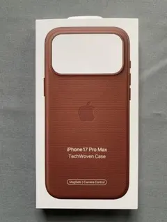 iPhone 17ProMax テックウーブンケース シエナ純正品未開封