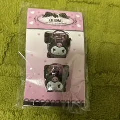 【新品未使用】サンリオ　クリアミニヘアクリップ2個セット　クロミ