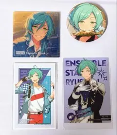 あんスタ　流星隊　深海奏汰　クリアカード　缶バッジ　コレ缶　スクエアクリアカード