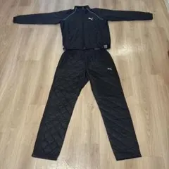 【美品】PUMA キルティング セットアップ XL ブラックのサムネイル