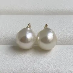 あこや真珠 ソリティアピアス アコヤパール Pearl M300