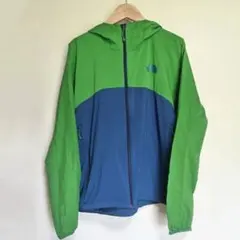 THE NORTH FACE スワローテイル フーディ 緑×青【美品 S】