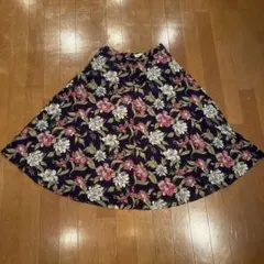 フレアスカート　11号　花柄
