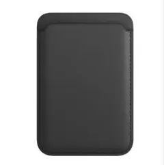 MagSafe ウォレット ブラック 磁気レザーカードクリップ iPhone専用