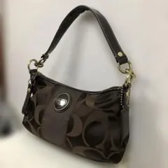 COACH ブラウン ショルダーバッグ