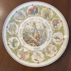 【WEDGWOOD】Peter Rabbit 1989 イヤープレートのサムネイル