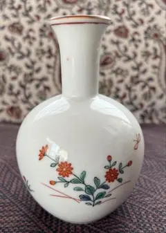 有田焼 花柄一輪挿し 西山窯