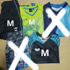 バタフライ victas TSP その他 卓球ユニフォーム パンツ3枚 M