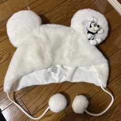 東京ディズニーリゾート ファンキャップ ミッキー　白　ラメ